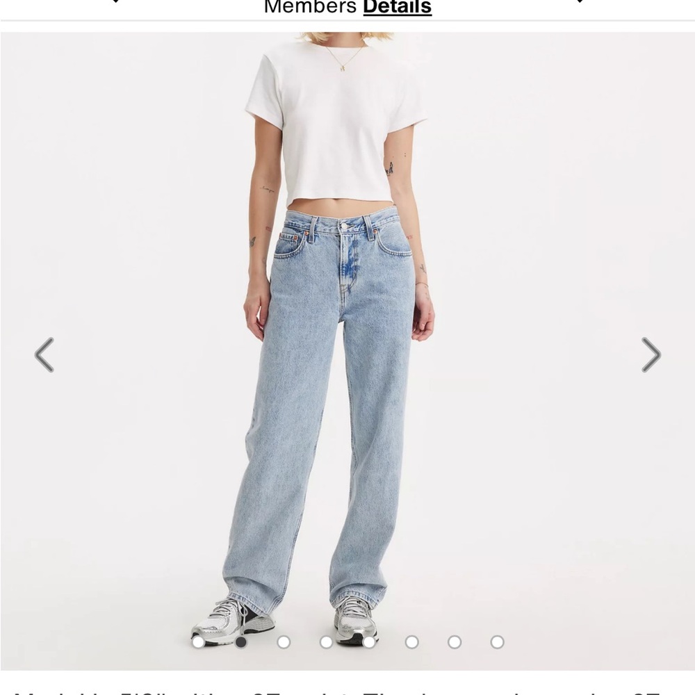 Levi’s Low Pro Medium Wash